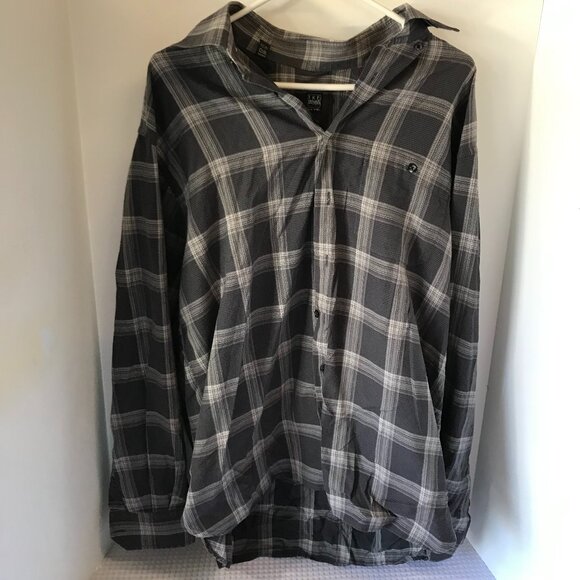 IKE BEHAR MENS PLAID SHIRT SIZE XL - Picture 1 of 7